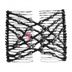 Accesoriu tip glamour pentru prins parul din metal cu pini de insertie PZS011HH - Negre